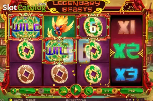 Οθόνη3. Legendary Beasts Κουλοχέρης 