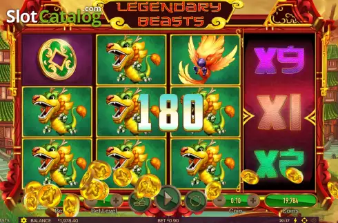 Οθόνη4. Legendary Beasts Κουλοχέρης 