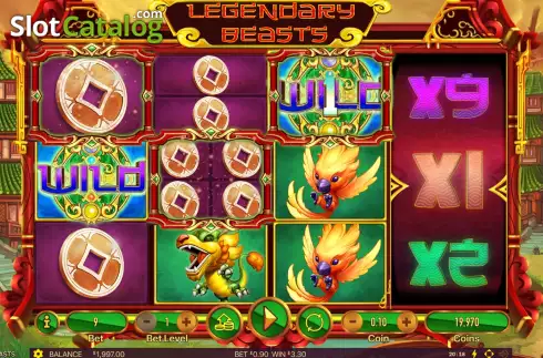 Οθόνη5. Legendary Beasts Κουλοχέρης 
