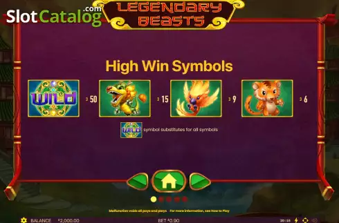 Οθόνη8. Legendary Beasts Κουλοχέρης 