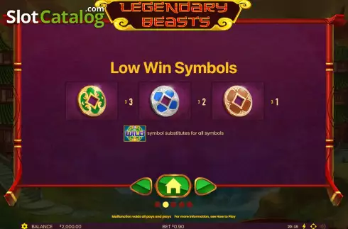 Οθόνη9. Legendary Beasts Κουλοχέρης 