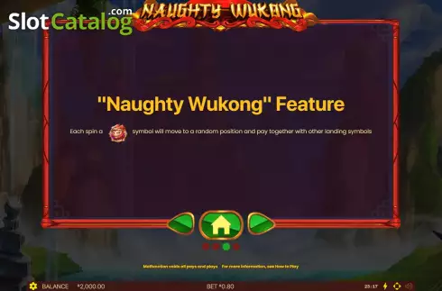 Οθόνη9. Naughty Wukong Κουλοχέρης
