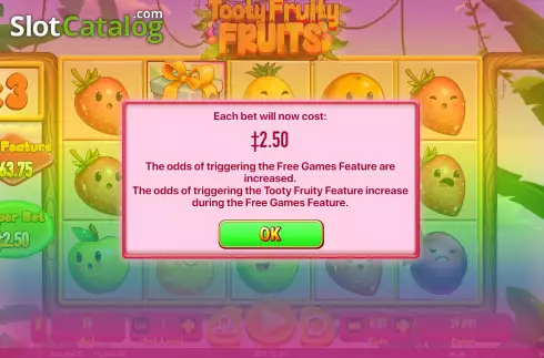 Οθόνη5. Tooty Fruity Fruits Κουλοχέρης