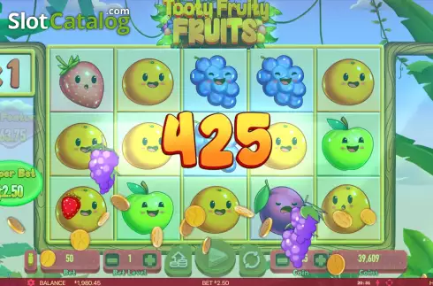 Οθόνη6. Tooty Fruity Fruits Κουλοχέρης