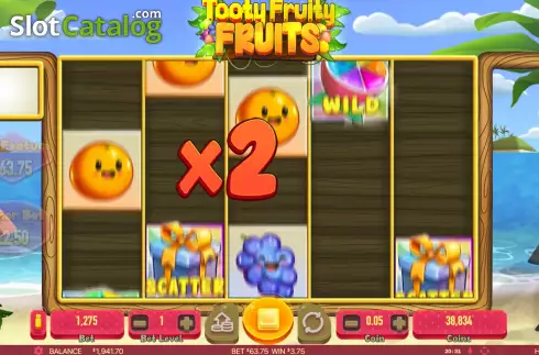 Οθόνη8. Tooty Fruity Fruits Κουλοχέρης