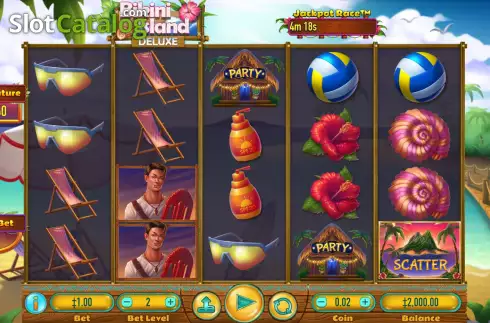 Οθόνη2. Bikini Island Deluxe Κουλοχέρης