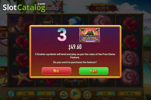 Οθόνη4. Bikini Island Deluxe Κουλοχέρης