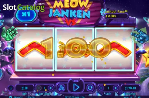 Οθόνη3. Meow Janken Κουλοχέρης
