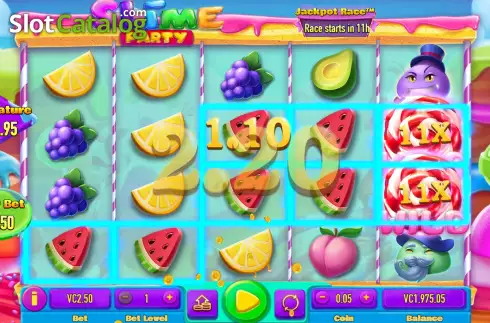Οθόνη5. Slime Party Κουλοχέρης