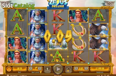 Οθόνη3. Zeus Deluxe Κουλοχέρης