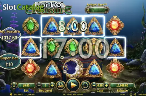 Οθόνη3. Koi Koi Treasure Κουλοχέρης