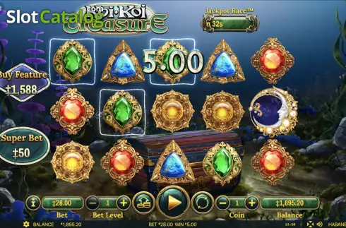 Οθόνη4. Koi Koi Treasure Κουλοχέρης
