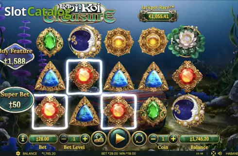 Οθόνη5. Koi Koi Treasure Κουλοχέρης