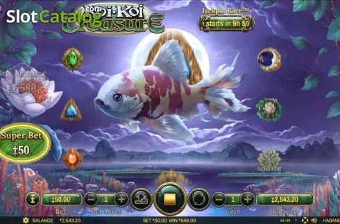 Οθόνη8. Koi Koi Treasure Κουλοχέρης
