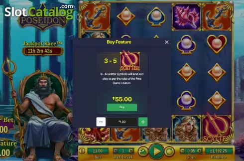 Οθόνη5. Poseidon (Habanero) Κουλοχέρης
