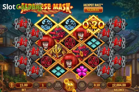 Οθόνη4. Japanese Mask (Habanero) Κουλοχέρης