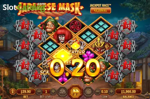 Οθόνη8. Japanese Mask (Habanero) Κουλοχέρης