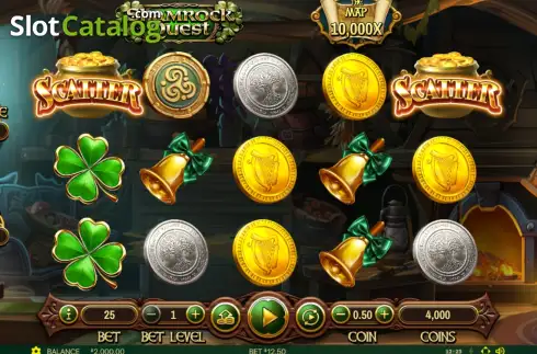 Οθόνη2. Shamrock Quest Κουλοχέρης