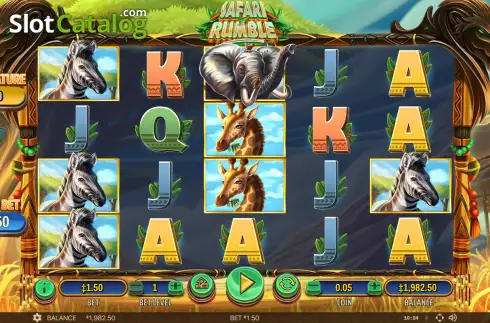 Οθόνη2. Safari Rumble Κουλοχέρης