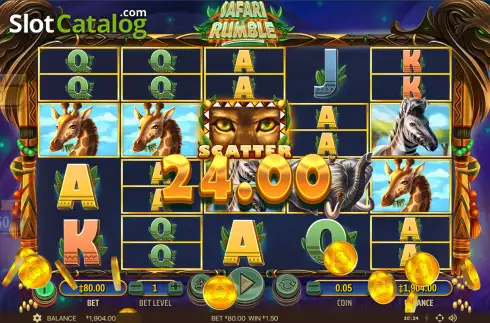 Οθόνη3. Safari Rumble Κουλοχέρης