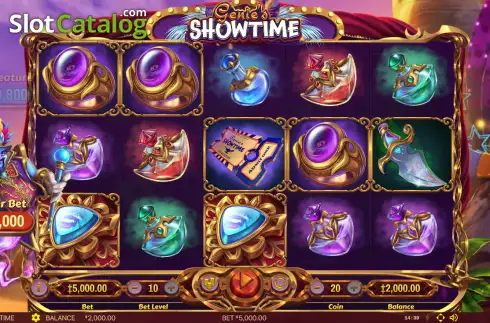 Οθόνη2. Genie's Showtime Κουλοχέρης
