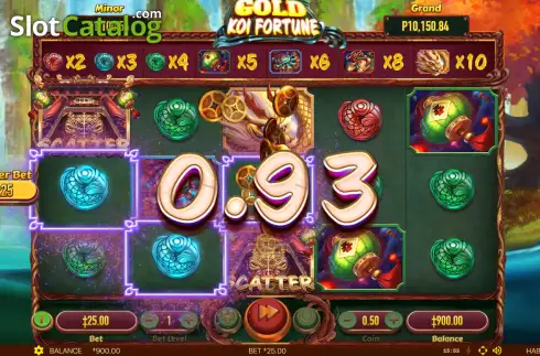 Οθόνη3. Gold Koi Fortune Κουλοχέρης 