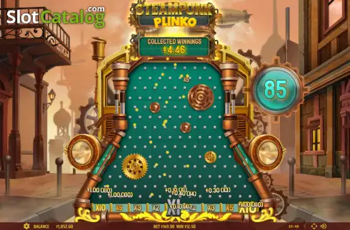 Οθόνη3. Steampunk Plinko Κουλοχέρης