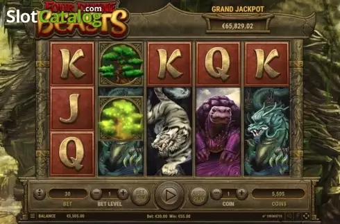 Οθόνη2. Four Divine Beasts Κουλοχέρης 