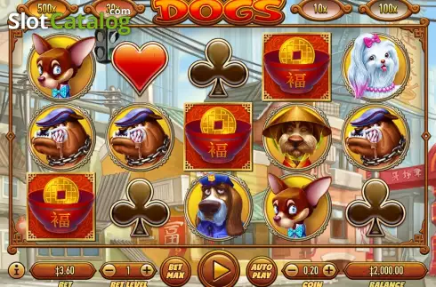 Οθόνη2. Fortune Dogs Κουλοχέρης 