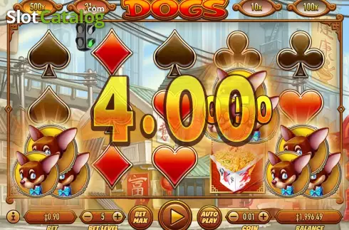 Οθόνη3. Fortune Dogs Κουλοχέρης 