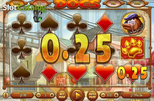 Οθόνη4. Fortune Dogs Κουλοχέρης 