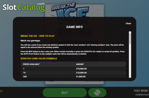 Οθόνη6. Break the Ice (Hacksaw Gaming) Κουλοχέρης