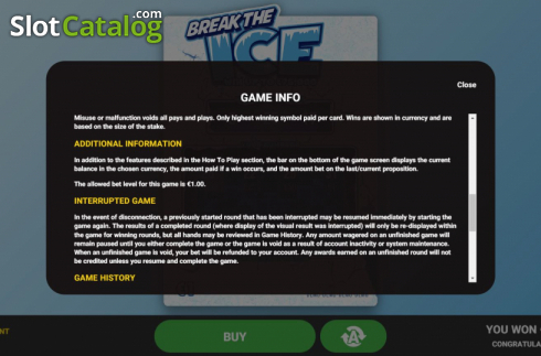 Οθόνη8. Break the Ice (Hacksaw Gaming) Κουλοχέρης