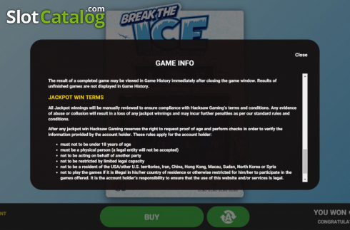 Οθόνη9. Break the Ice (Hacksaw Gaming) Κουλοχέρης