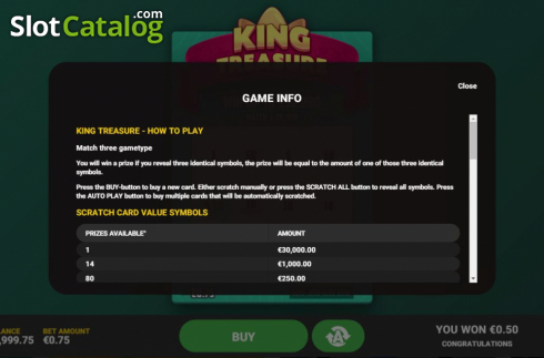 Οθόνη5. King Treasure Κουλοχέρης