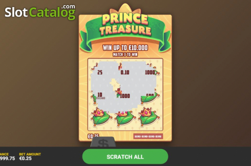 Οθόνη3. Prince Treasure Κουλοχέρης