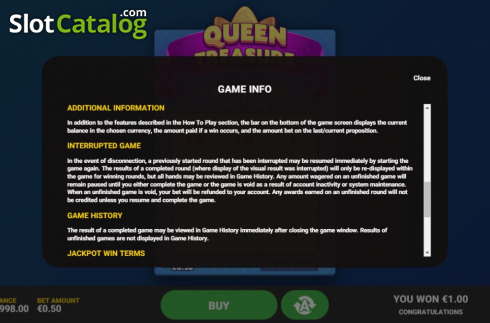 Οθόνη7. Queen Treasure Κουλοχέρης