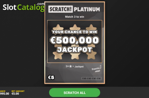 Οθόνη2. Scratch Platinum Κουλοχέρης