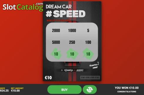 Οθόνη5. Dream Car Speed Κουλοχέρης