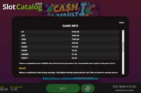Οθόνη7. Cash Vault I Κουλοχέρης