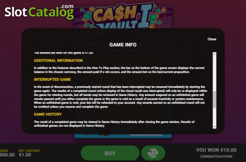 Οθόνη8. Cash Vault I Κουλοχέρης