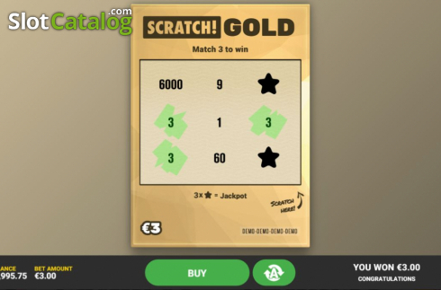 Οθόνη4. Scratch Gold Κουλοχέρης
