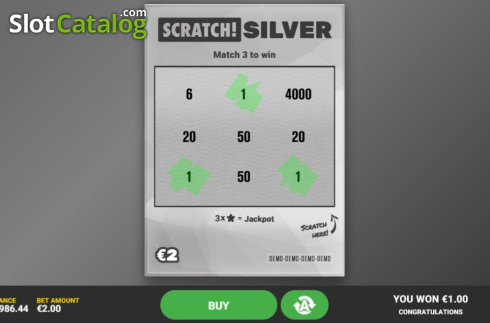 Οθόνη4. Scratch Silver Κουλοχέρης
