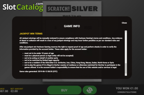Οθόνη8. Scratch Silver Κουλοχέρης