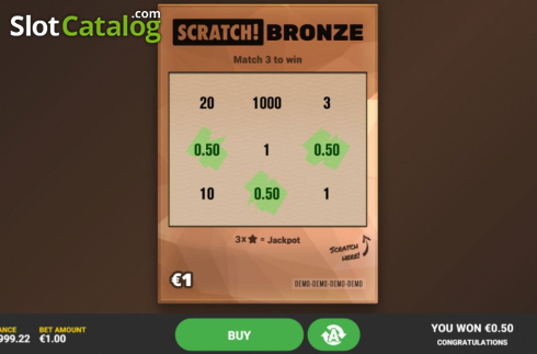 Οθόνη4. Scratch Bronze Κουλοχέρης