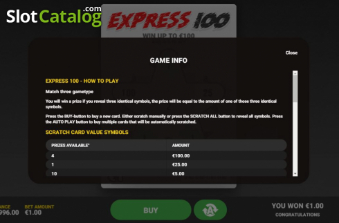 Οθόνη5. Express 100 Κουλοχέρης 