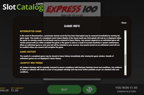 Οθόνη7. Express 100 Κουλοχέρης 