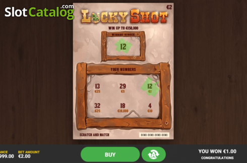 Οθόνη4. Lucky Shot (Hacksaw Gaming) Κουλοχέρης