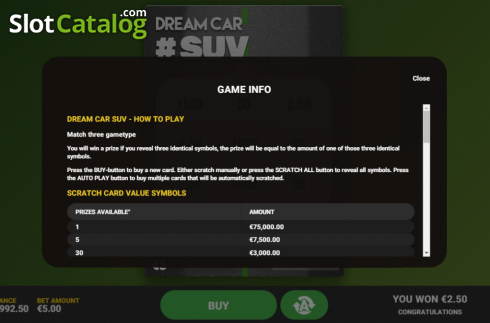 Οθόνη5. Dream Car Suv Κουλοχέρης