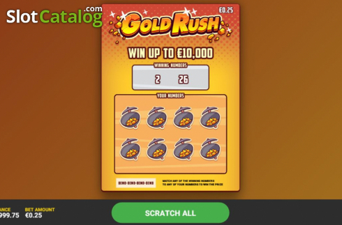 Οθόνη2. Gold Rush Scratch Κουλοχέρης 